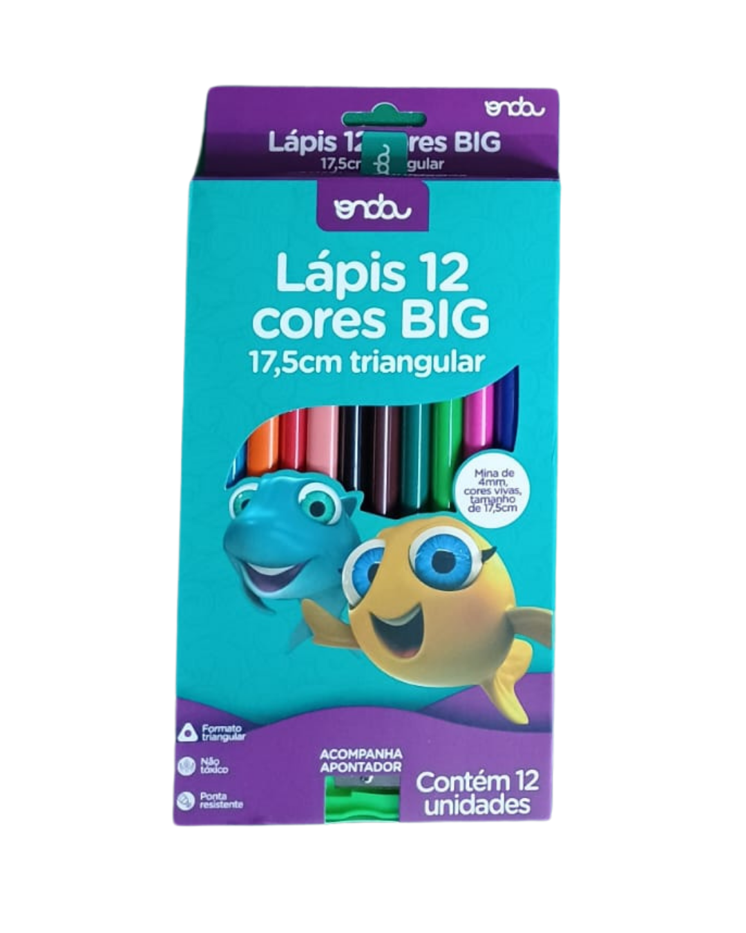 Lápis de Cor BIG Onda 12 Cores